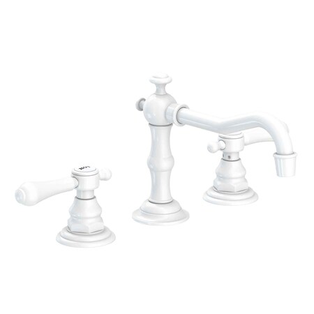 Newport Brass Widespread Lavatory Faucet in White 1030/50